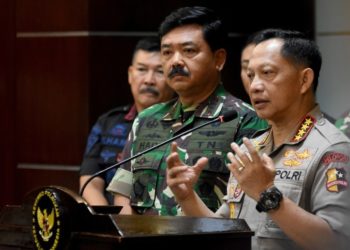 Panglima TNI Kapolri Berkantor