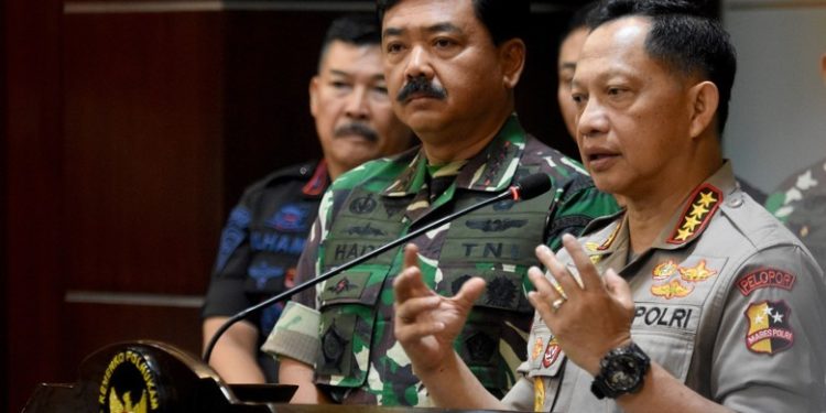 Panglima TNI Kapolri Berkantor