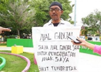 Ayah Tawarkan Ginjal Biaya