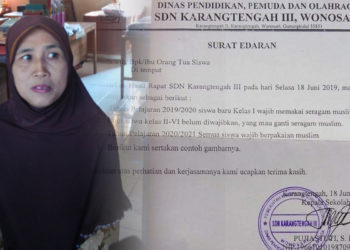 Wajibkan Berbaju Muslim