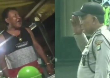 Polisi Marahi Penjual Nasi