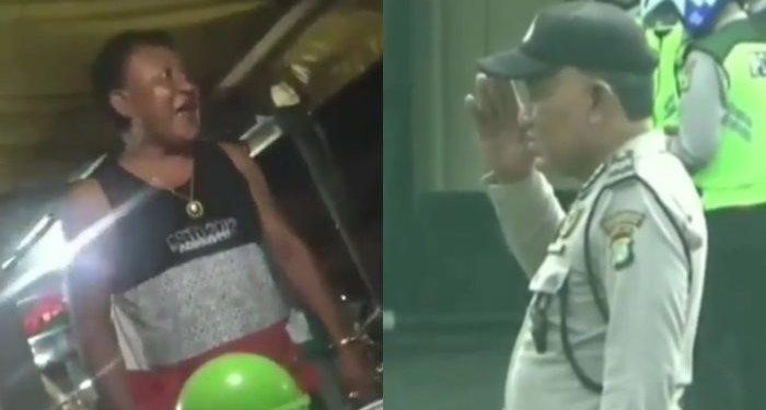 Polisi Marahi Penjual Nasi