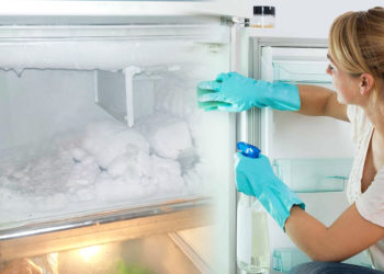 Cara Membersihkan lemari es