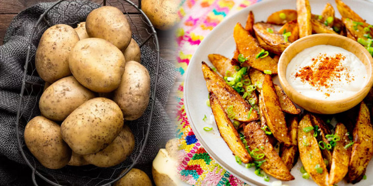 Membuat Potato Wedges Lezat