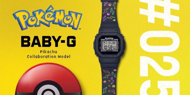 Jam Tangan Casio Pikachu