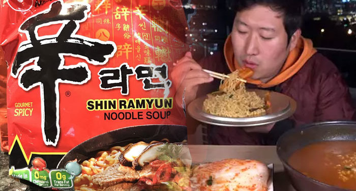 Makan Ramyun Tutup Panci