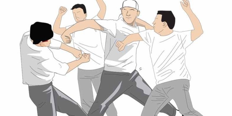 Viral Pemuda dipukuli Polisi