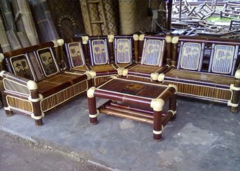 Cara Membuat Kursi Bambu