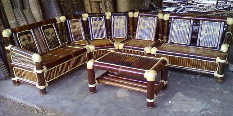 Cara Membuat Kursi Bambu